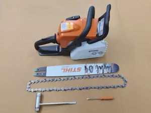 Sierra de cadena de hierro fundido Stihl MS-180 (naranja) + envío urgente gratuito - Imagen 1 de 10
