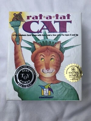 Rat-a-tat Cat Card Game by GameWright Mensa Select Award Best Toy Award~Complete - Image 1 of 4