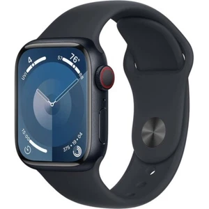Apple Watch Series 9 45mm (GPS + komórka) Aluminium Czarny z opaską sportową M / L - Dopuszczalny - Zdjęcie 1 z 5