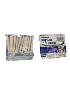 Builders Edge 3 in. Easy Lock Shutter Fasteners Total Of 24 Fasteners Brand New - Picture 1 of 5