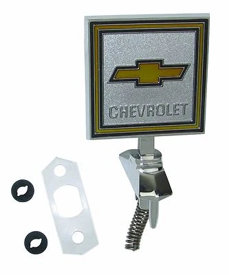1979 1980 CHEVROLET TRUCK HOOD EMBLEM C-10 SILVERADO NEW 79-16721-FC GM#14000795 - Imagem 1 de 2