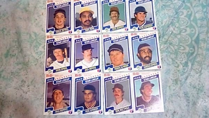 1987 M&M's Star Lineup Complete Set of 24 Cards 12 Panels - RYAN MATTINGLY BOGGS - Picture 1 of 4