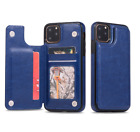 Skórzany Flip Magnetyczny portfel Etui na karty Etui Etui na iPhone 12 Pro Max 11 S20