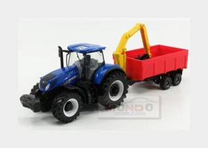 Burago New Holland T7.315 Tractor + Combination Trailer 1:40 BU31657-525628 Mode - Picture 1 of 2