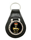 Sea Cadets SCC Bugler Badge Leather Key Fob