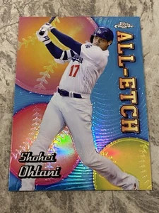 2024 Topps Chrome Baseball Shohei Ohtani All Etch CAE-1 Dodgers - Picture 1 of 2
