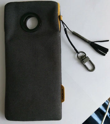 Nokia Funda con Tapa CP-294 Universal Gris Amarillo - Imagen 1 de 2