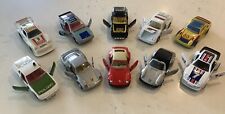 Lot Of 10 Vintage Porsche Die Cast 1/36 -1/39 Scale Corgi, Matchbox And MC Toy