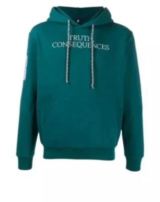 Sudadera con Capucha Alexander Mcqueen TRUTH CONSECUENCIAS - Verde Foto 1 de 4