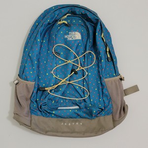 north face polka dot backpack