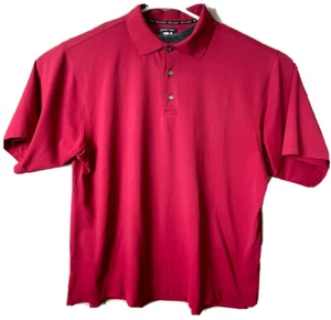 Footjoy Polo Shirt Men’s Large Red Golf Business Casual Prodry Pique - Picture 1 of 8