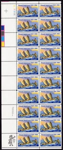 Scott #2080 Hawaii Plate Block of 20 Stamps - MNH UL - Picture 1 of 1