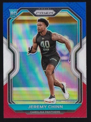 JEREMY CHINN 2020 Panini Prizm RC Rookie RED WHITE BLUE #367 PANTHERS  - Image 1 of 2