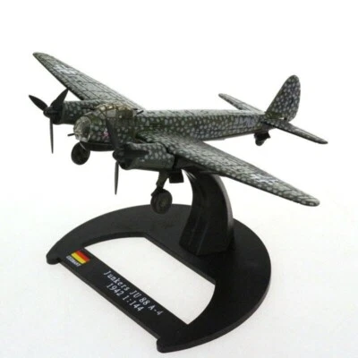 1:144 WWⅡ German Junkers Ju 88 Bomber Aircraft Model Diecast Military Collection - Image 1 of 4