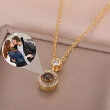 Personalised Photo Necklace Custom Projection Memorial for Gift of lover,friends