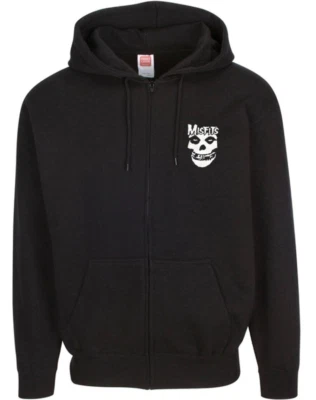 Misfits American Punk Rock Band Men's Black Zip Hoodie (Multiple Variations) - Image 1 of 4