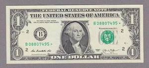COLLECTORS ITEM - 2013 B $1 STAR - DUPLICATED ERROR NOTE - GEM CU - 08807495 - Picture 1 of 1