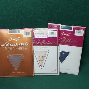 Vintage Hanes Strumpfhose (2 Stück) Silk Reflections CD (Menge 1) Ultra Sheer C - Bild 1 von 22