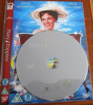 Mary Poppins DVD (2013) Julie Andrews, Stevenson (DIR) cert U - Image 1 of 2