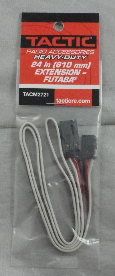 Tactic Heavy-Duty 24" (610mm) Extension for Futaba Servos TACM2727 - Image 1 of 1