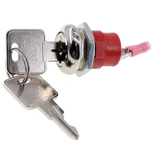 GREENGATE MOM-KEY CABLEADO MOMENTÁNEO INTERRUPTOR LLAVE BLOQUEO DE LEVA, ACERO INOXIDABLE - Imagen 1 de 2