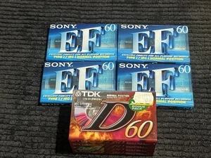 TDK/SONY D60 BLANK CASSETTE TAPES x 8 New unused (NOS) - Picture 1 of 2