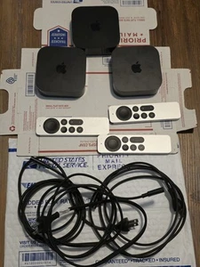 Apple TV (4K 3rd Gen) - WIFI - Model A2737 With Remote -- Fully Functional - Picture 1 of 3