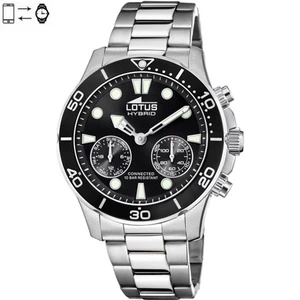 Reloj conectado Lotus Hybrid Acero Esfera y bisel negros 18800/2 - Imagen 1 de 1