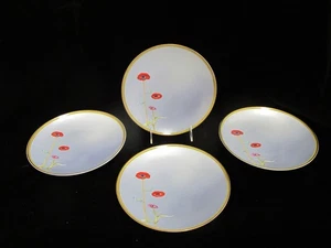 Charles Field HAVILAND Limoges Porzellan Roter Mohn TAJ MAHAL Salatteller Set - Bild 1 von 5