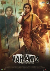 Kahaani 2 Hindi Movie DVD Stg: Vidya Balan, Arjun Rampal - Imagen 1 de 2