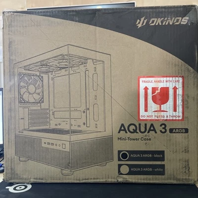 Okinos Aqua 3 ARGB Mini Tower Gehäuse - Bild 1 von 3