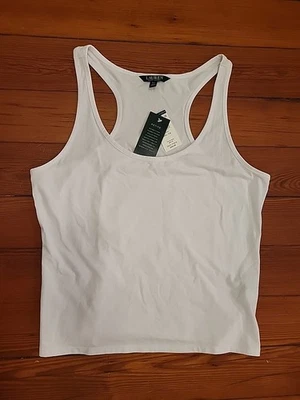 Regata Lauren Ralph Lauren Feminina Tamanho Pequeno XL Branca Nova com etiquetas - Imagem 1 de 3