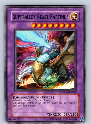 Superalloy Beast Raptinus Common Unlimited GLAS-EN042 LP - Image 1 of 2