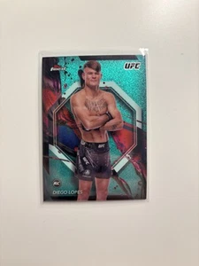 Diego Lopes Rookie 2024 Topps Finest UFC Aqua Glitter Refractor #42 Rare SSP RC - Bild 1 von 2