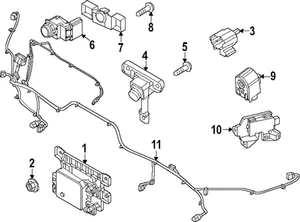 Genuine Kia Distance Sensor 99110-S9160 - Picture 1 of 1