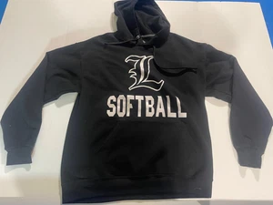 Louisville Cardinals Softball Hoodie Men's Large Black - Picture 1 of 4