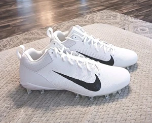 Nike Football Cleats Alpha Menace Pro 2 Low White Size 15 New CV6477-100 - Picture 1 of 7