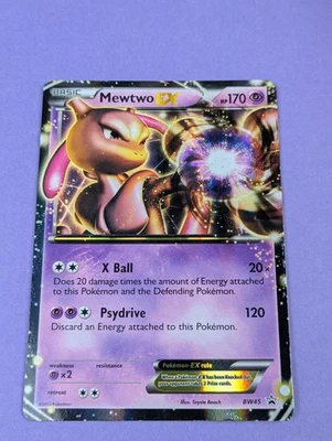 Mewtwo EX - BW45 - Promo Holo Black & White - Pokemon Card - MP - Image 1 of 3