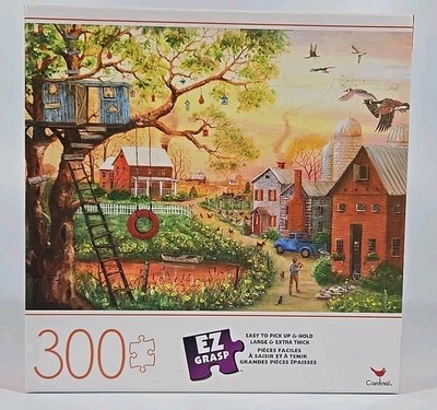 Cardinal "Secret Hideout/Cachette” 300 Piece 24x18" Puzzle EZ Grasp - NEW! - Изображение 1 из 4