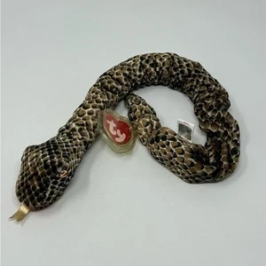 TY Beanie Baby THE SNAKE Chinese Zodiac 7.5" (26 inch stretched) NEW - Picture 1 of 6