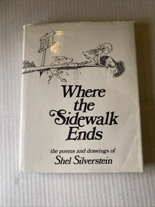 Wo der Bürgersteig endet, Gedichte und Zeichnungen von Shel Silverstein 1974 Hardcover - Bild 1 von 6