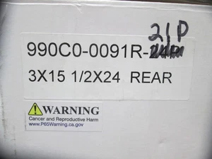 SUZUKI DUAL PROP REAR 990C0-0091R-21P 15.5X21 - Picture 1 of 4