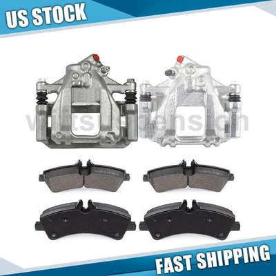 Pinza de freno de disco trasera pastillas de freno para Dodge Sprinter 3500 2007 2008 2009 Foto 1 de 4