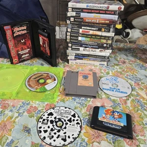 video games lot Ps2 Nintendo Playstation 2 Nintendo Wii Sega Master System Sega  - Picture 1 of 5