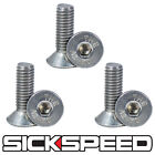 SILVER STEERING WHEEL SCREW 6PC BOLT KIT FOR NARDI/PERSONAL/SPARCO/OMP/MOMO A3