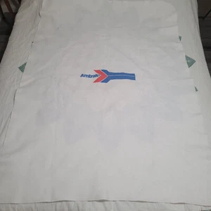 Amtrak Zugdecke weiß klein Reiseüberwurf 47" breit x 65" lang - Bild 1 von 8