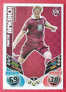 TOPPS Martin Amedick Kaiserslautern Bundesliga 2011/12 Match Attax Trading Card - Bild 1 von 2