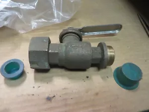 MCDONALD BRASS BALL VALVE 300W O RING SEATS VINTAGE NOS UNUSED - Picture 1 of 13
