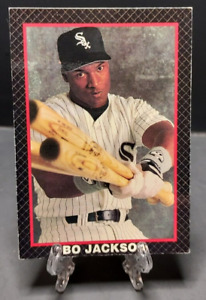 Bo Jackson 3 Bats Baseball Trading Card Major League Totals NM ODDBALL!!!