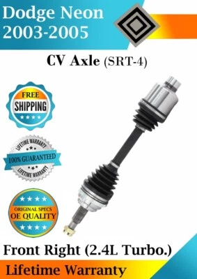 Nuevo eje CV delantero derecho OE para Dodge Neon 2003-2005 2,4 L Turbo garantía de por vida Foto 1 de 4